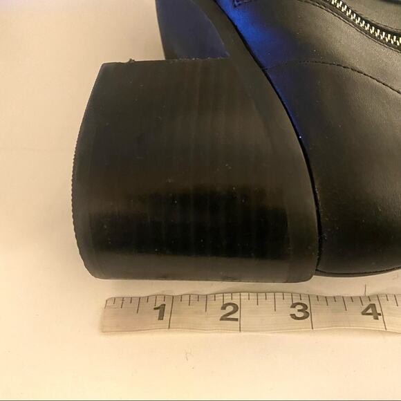 Treasure and Bond Leather Almond Toe Ankle Boot Bootie Black Womens 10 - Picture 8 of 8